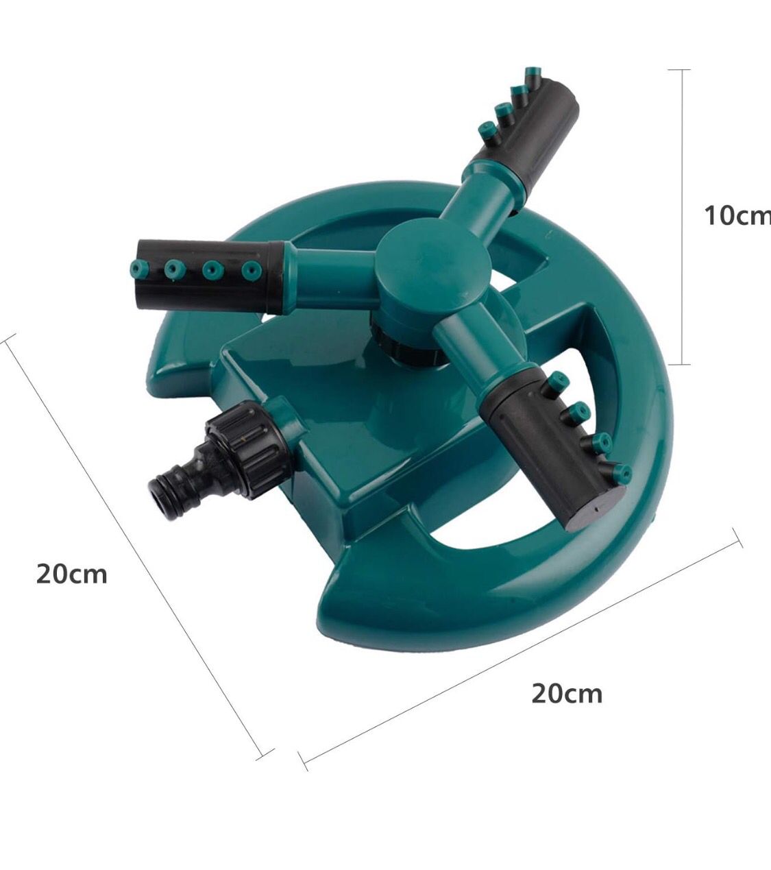 Aspersor rociador de jardin 360