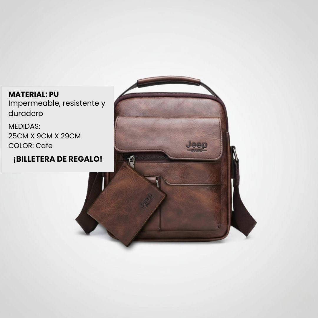 Jeep Business - Bolso Bandolero Para Hombre