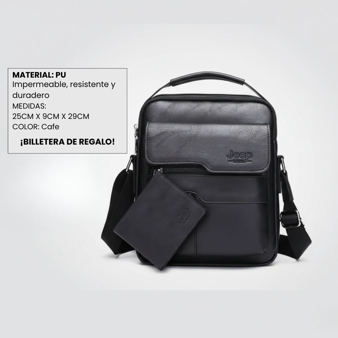 Jeep Business - Bolso Bandolero Para Hombre