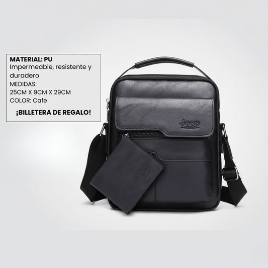 Jeep Business - Bolso Bandolero Para Hombre
