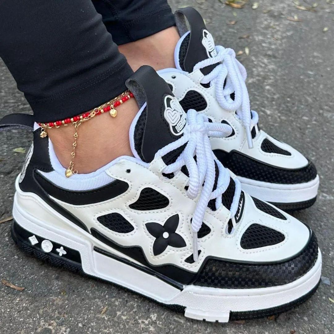 Louis Vuitton Skate Blanco Y Negro