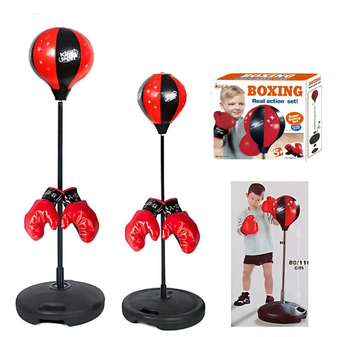 BOX KID PRO – Pera de Boxeo con Guantes  Ajustable