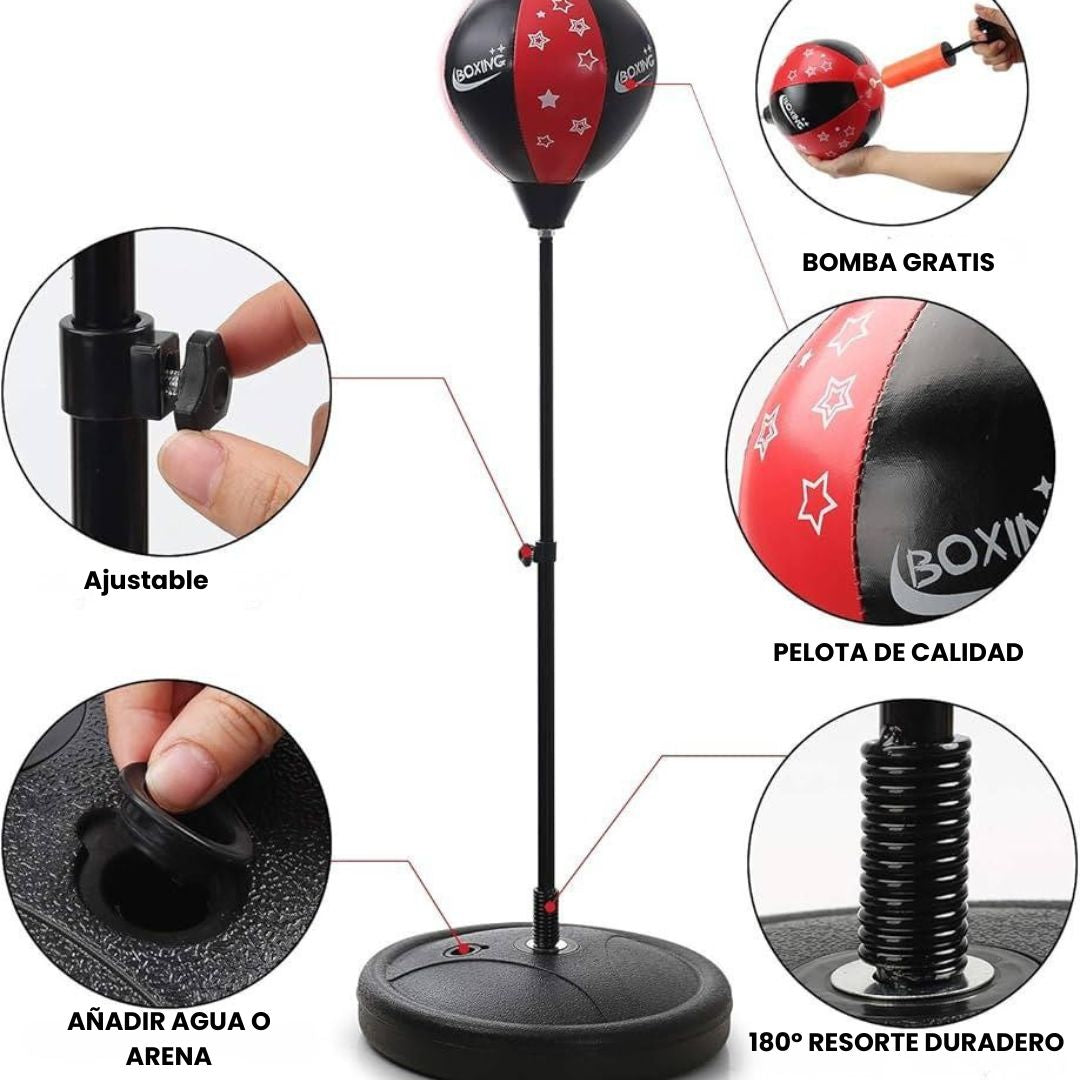 BOX KID PRO – Pera de Boxeo con Guantes  Ajustable