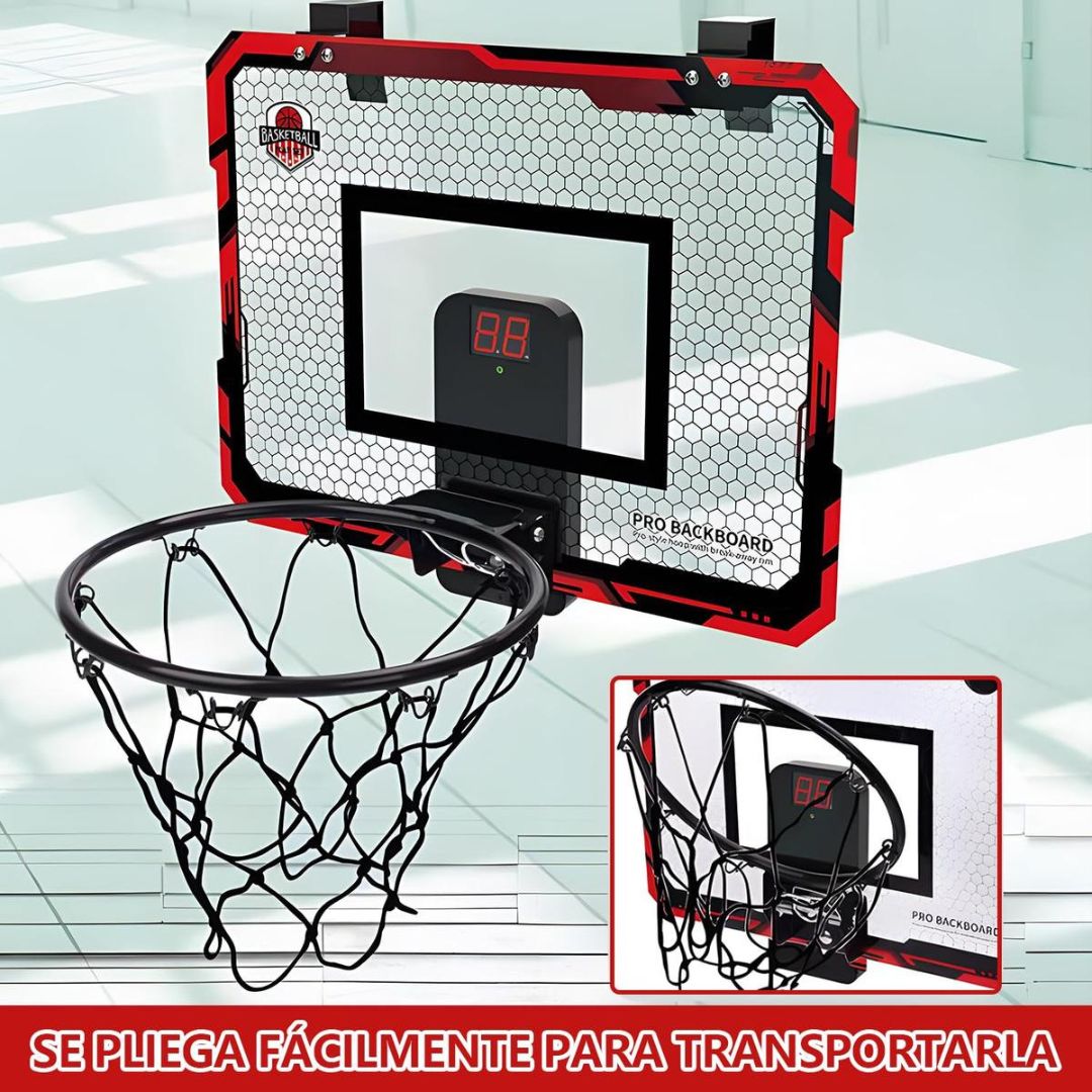 Canasta Baloncesto Contador Electronico Puntaje Juegos Niños
