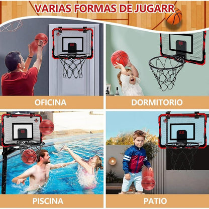 Canasta Baloncesto Contador Electronico Puntaje Juegos Niños
