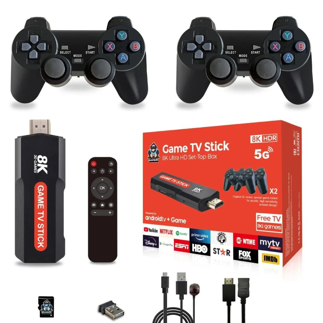 Game TV Stick 8K Ultra HD - Convertidor De TV A Smart