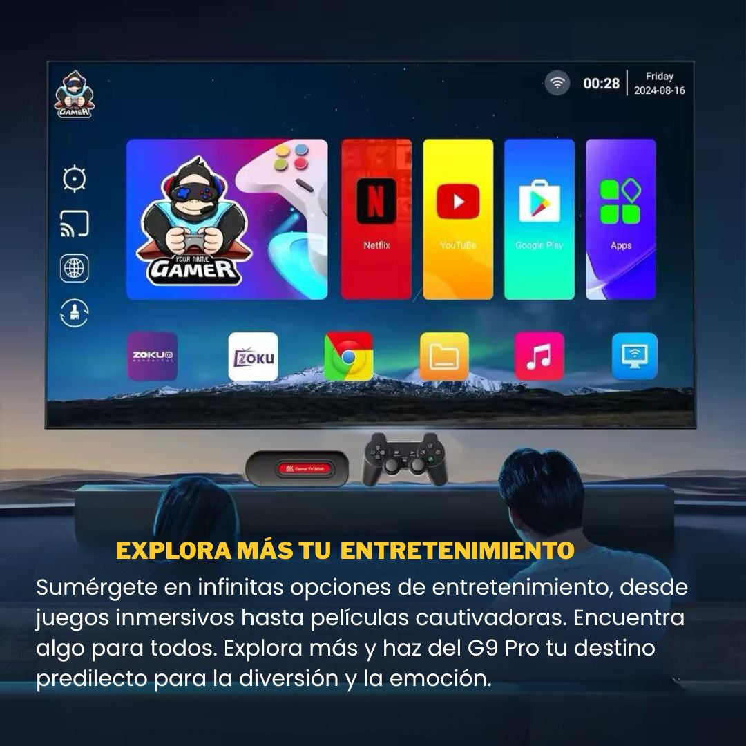 Game TV Stick 8K Ultra HD - Convertidor De TV A Smart