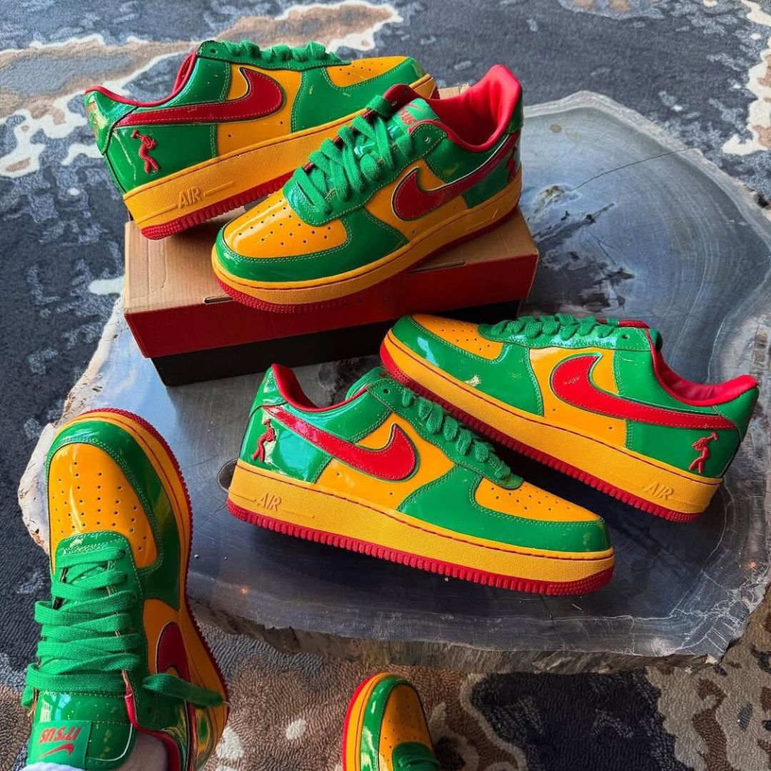 Nike Air force one yachty lucky green