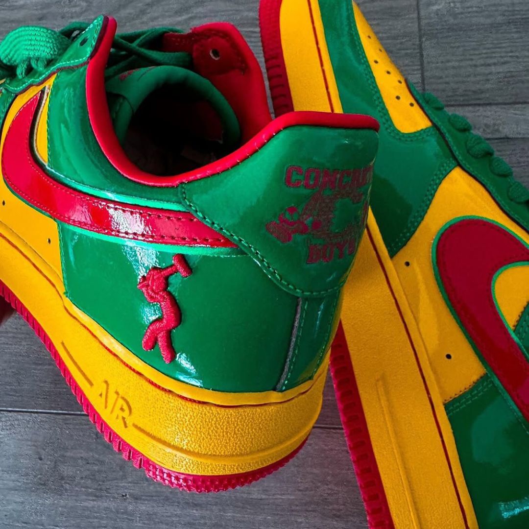 Nike Air force one yachty lucky green