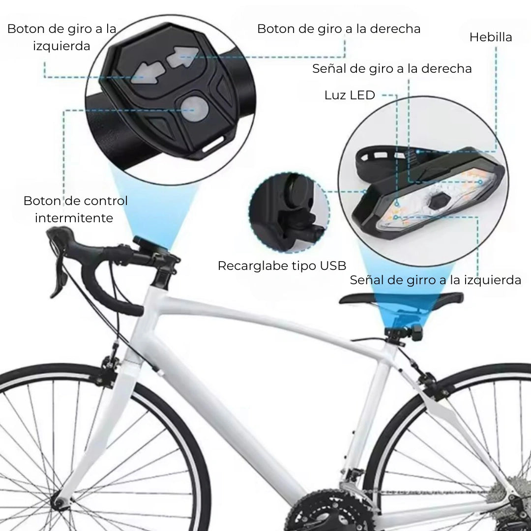 Reflector LED Pro™ de Bicicleta