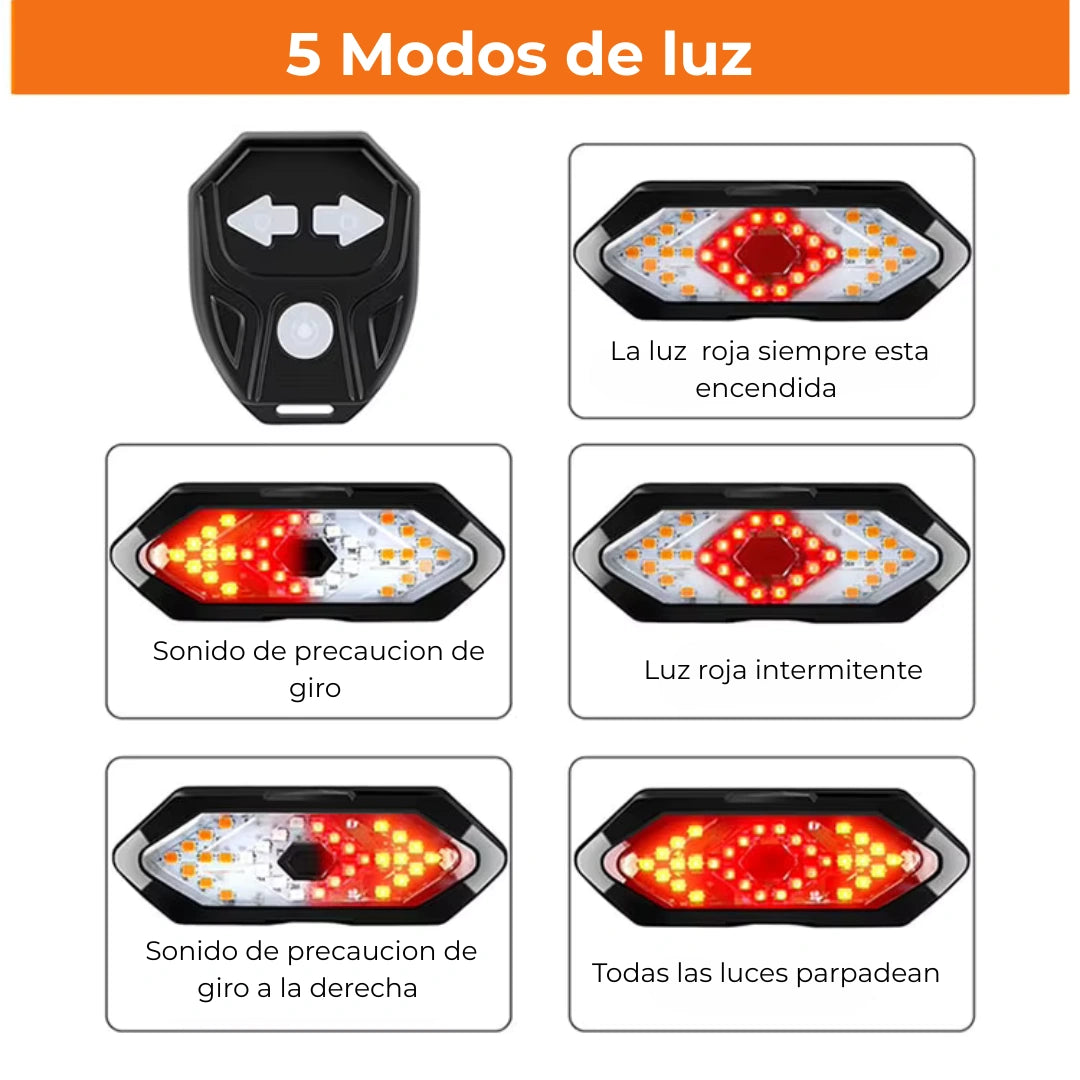 Reflector LED Pro™ de Bicicleta