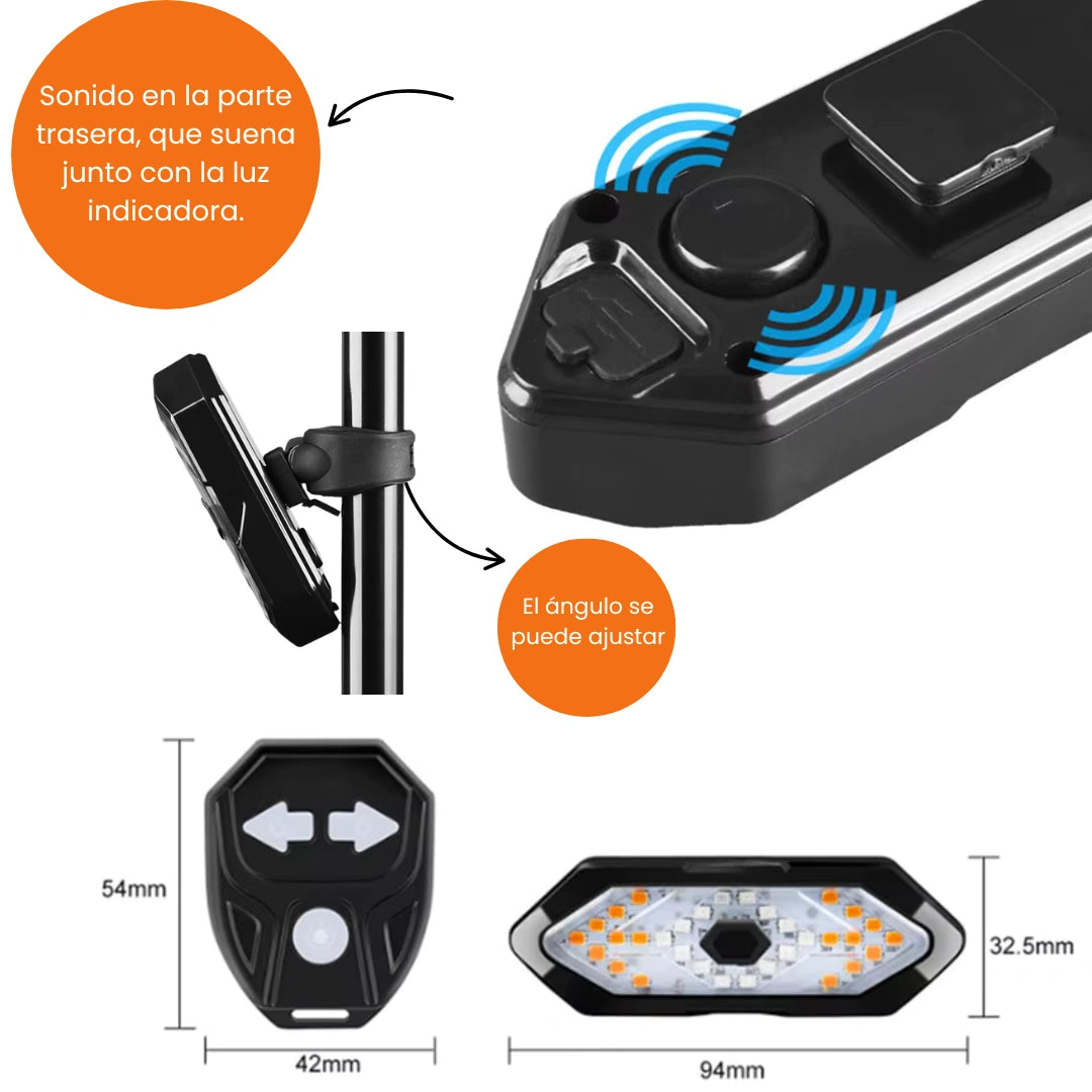 Reflector LED Pro™ de Bicicleta