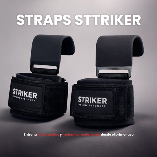 Kit X2 Strap Gancho Pro - STTRIKER – Levanta Más Peso Sin Dolor