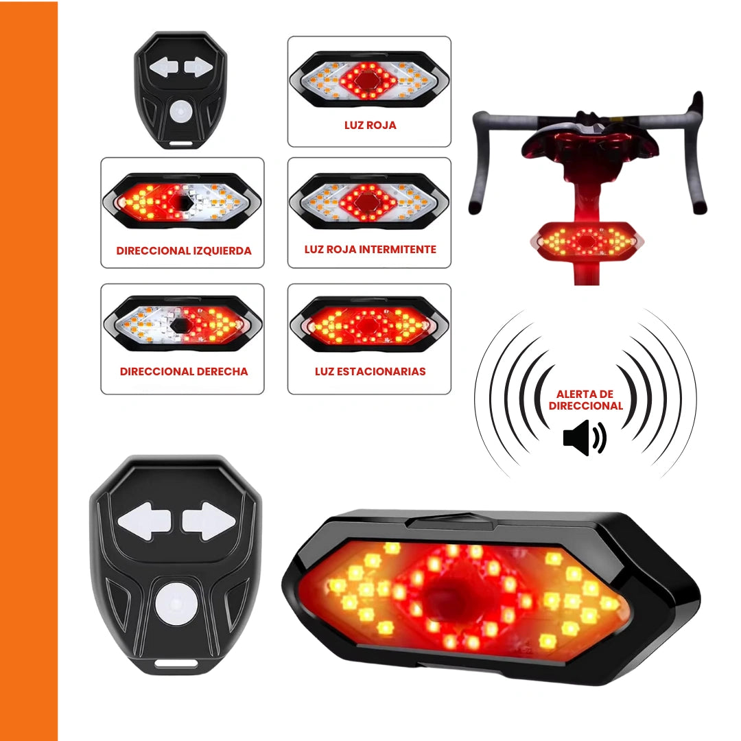 Reflector LED Pro™ de Bicicleta