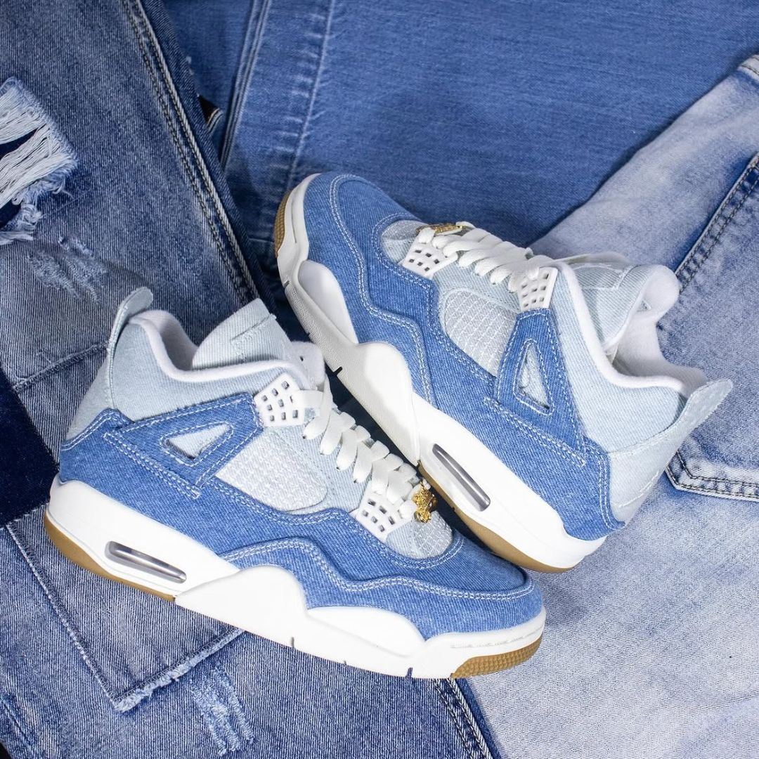Jordan 4 Retro Tex Denim Worn Blue