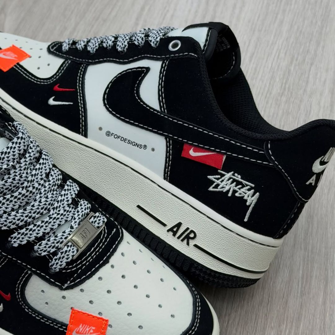 Nike Air Force One 07 x Stussy White