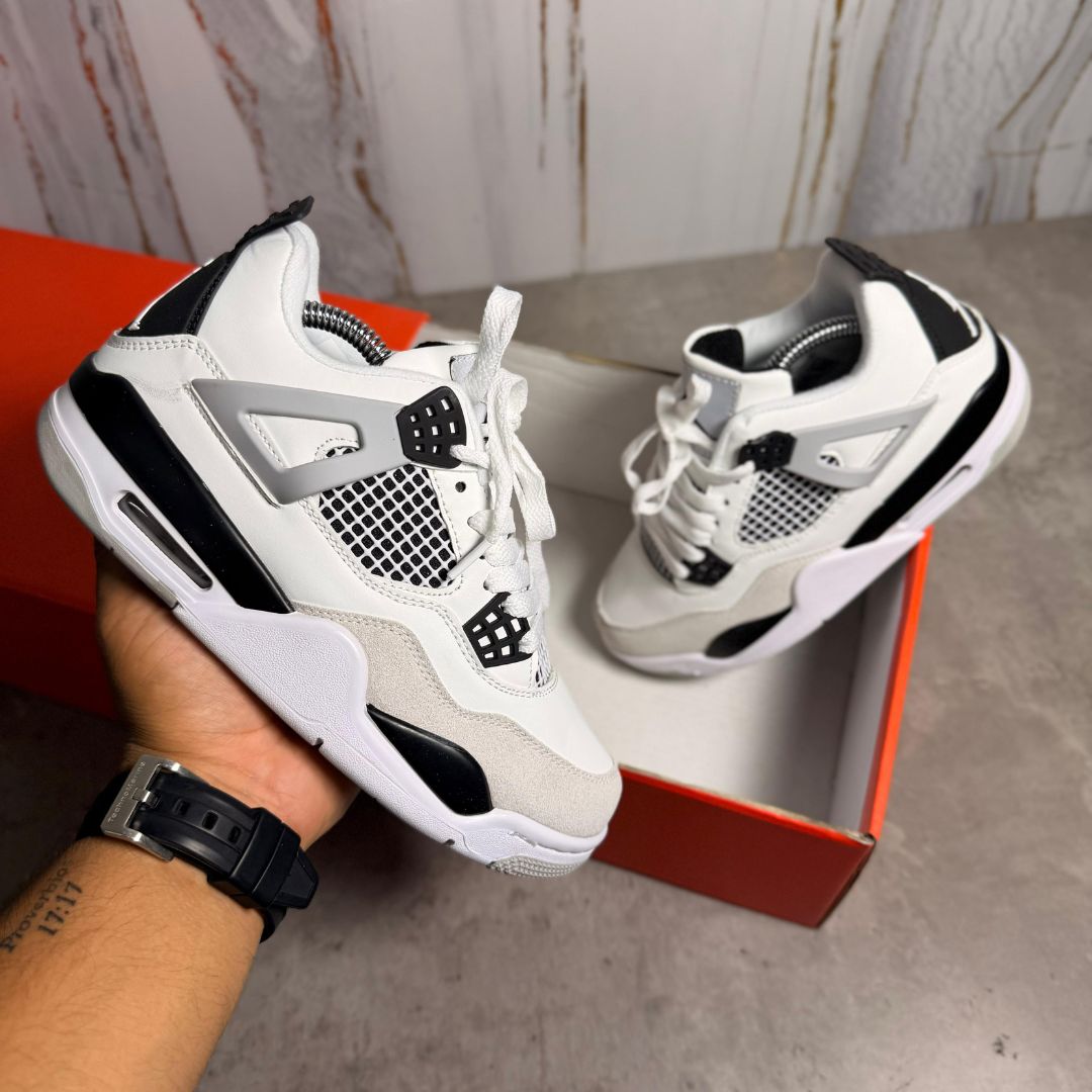 Air Jordan Retro 4 Blanca
