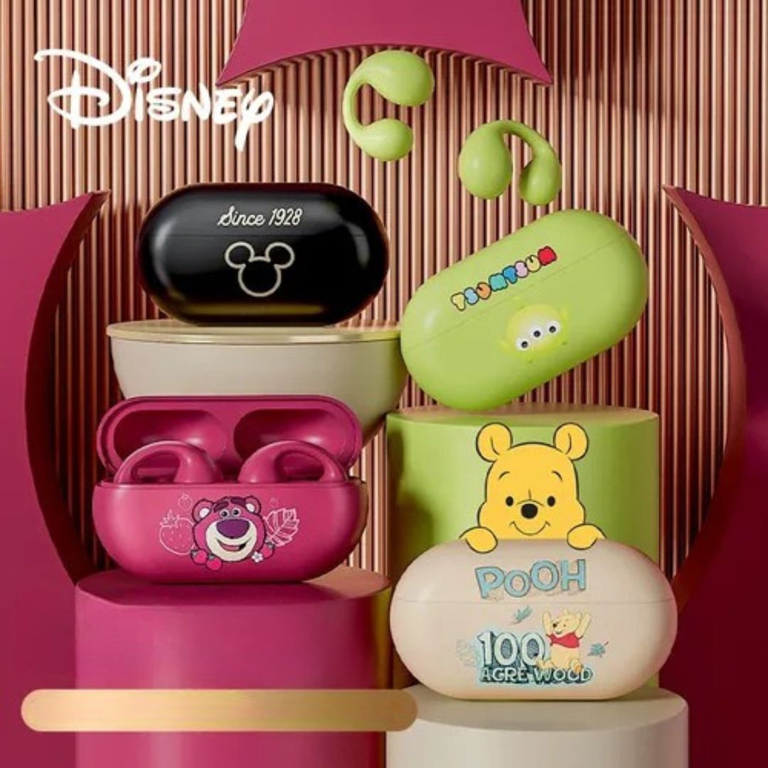 Auriculares Bluetooth Kd-21 De Disney, Inalámbricos, Sistema Oseo