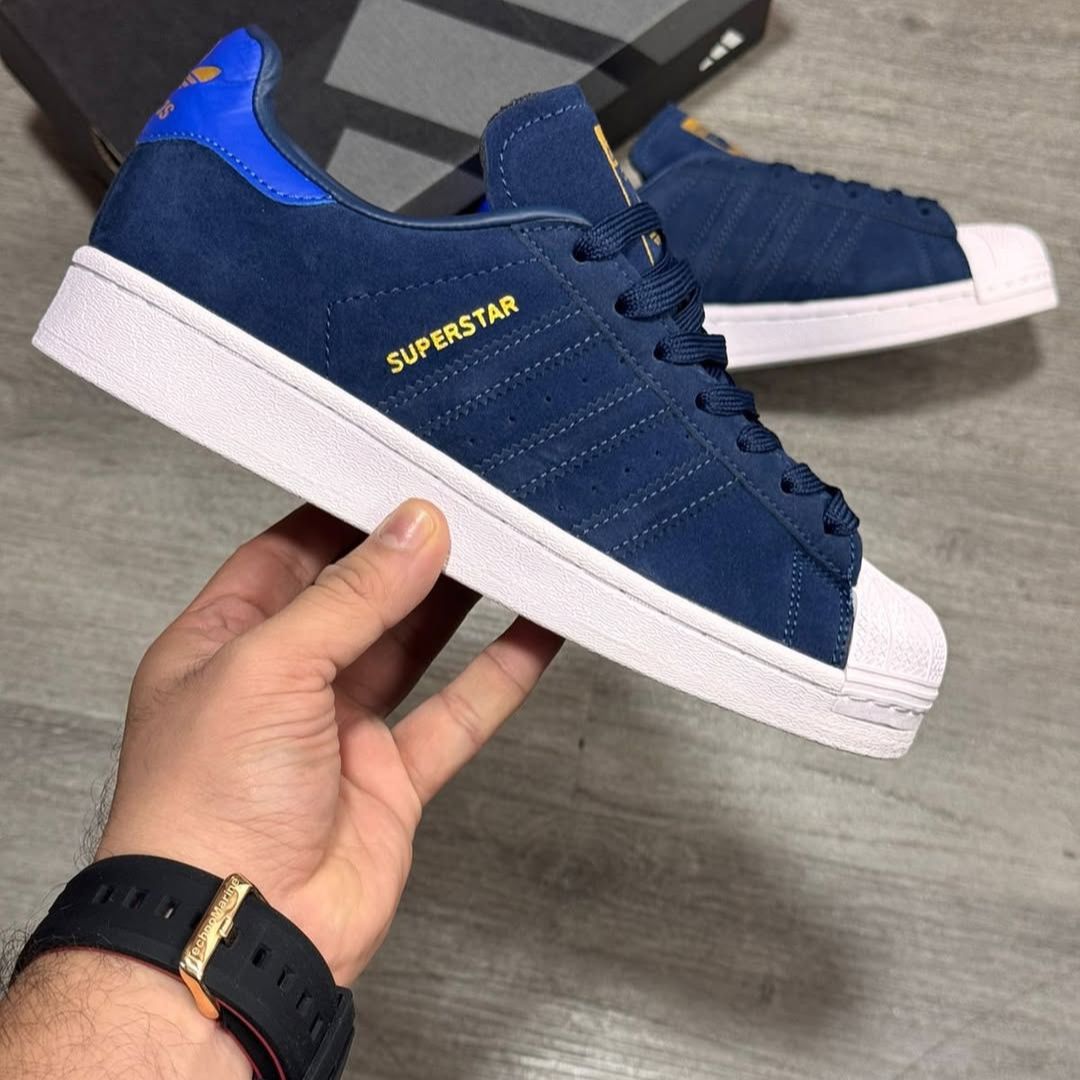 Adidas Superstar - Azul Gamuza