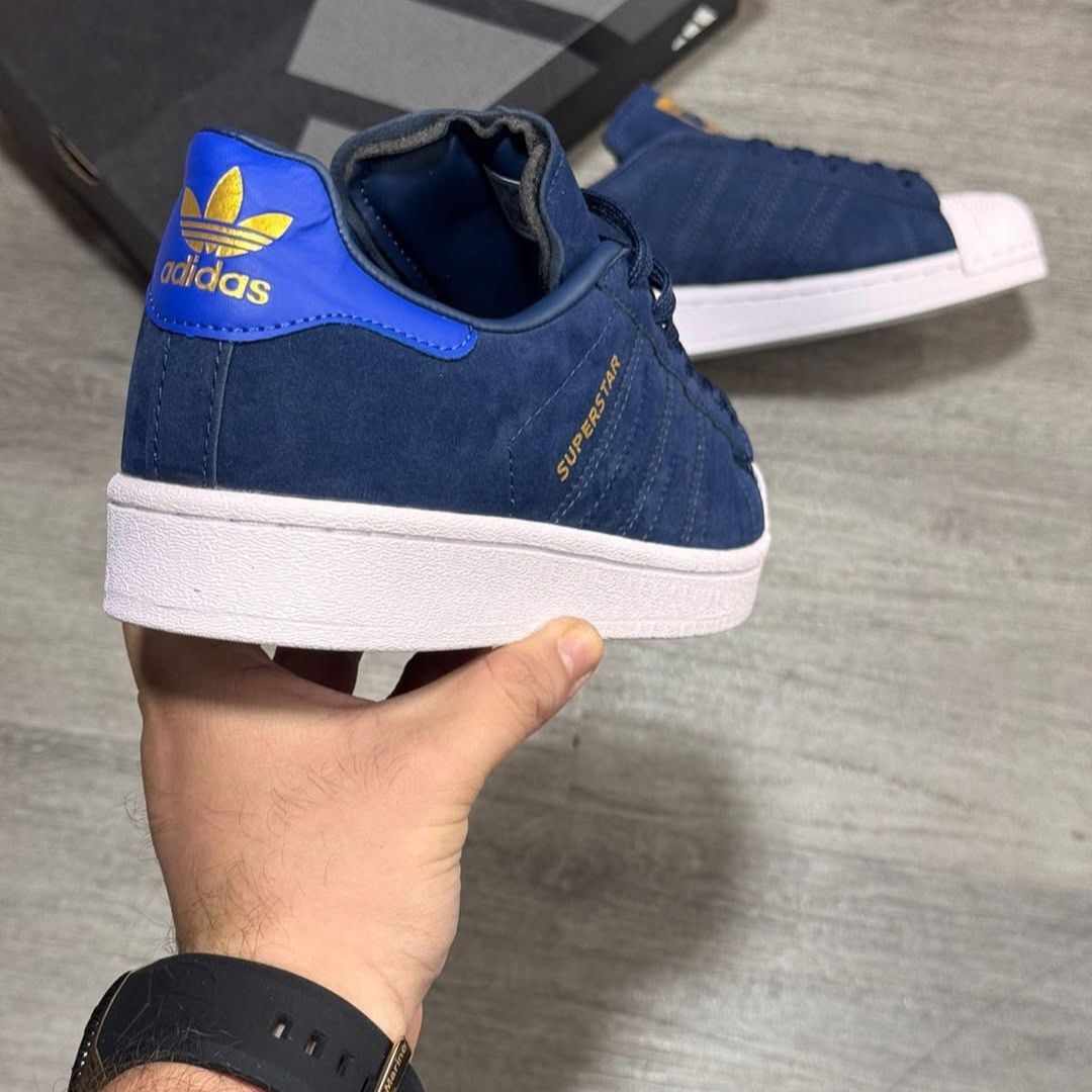 Adidas Superstar - Azul Gamuza