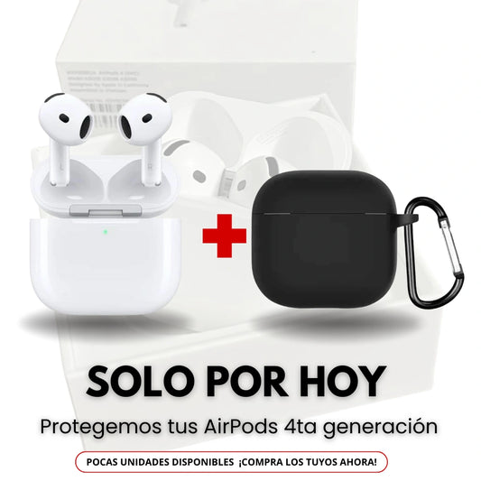 Airpods 4ta Generacion + Silicon Case