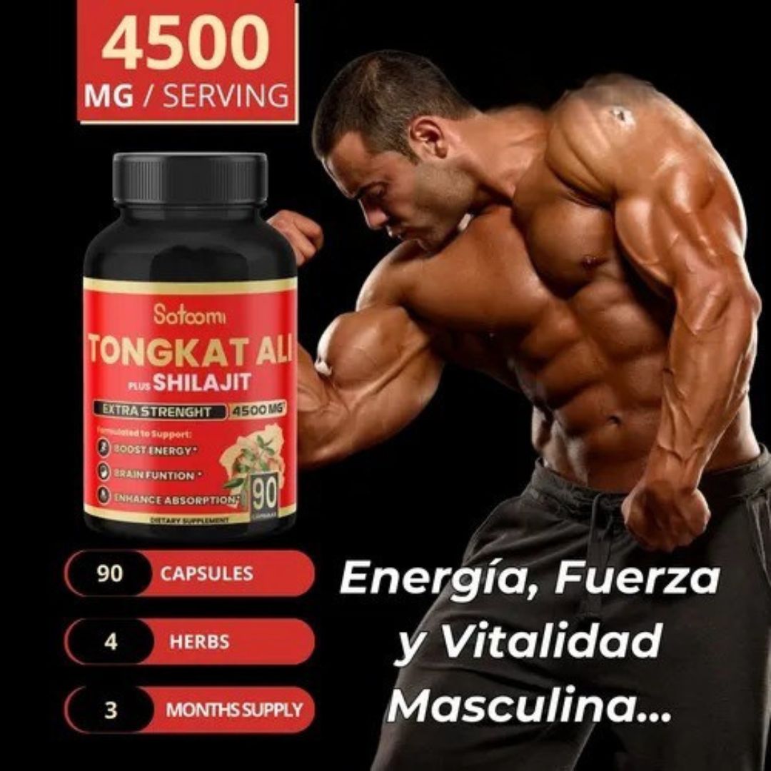 Tongkat Ali Plus Shilajit - Activa Tu Versión ALPHA  Satoomi™