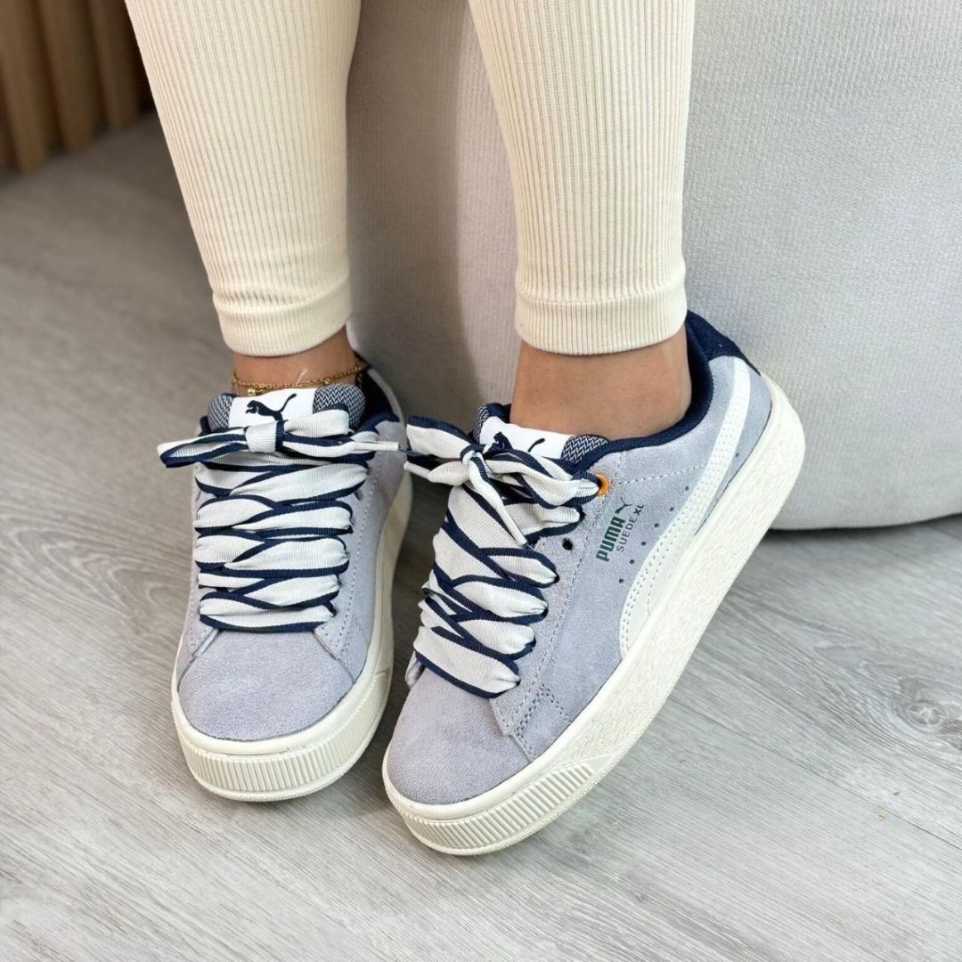 Puma Suede Xl Gris Azul