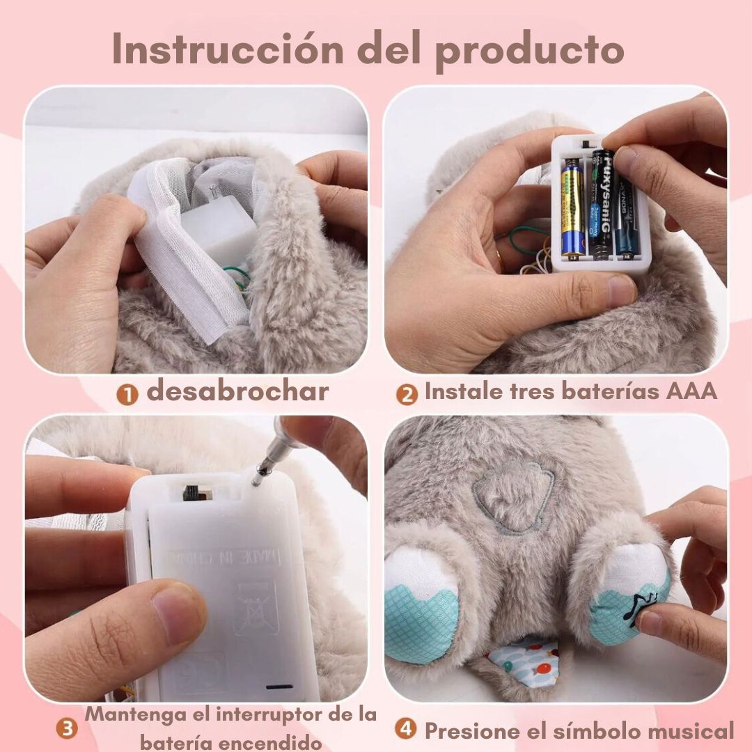 Peluche Para Dormir - Nutria que relaja a tu Bebes