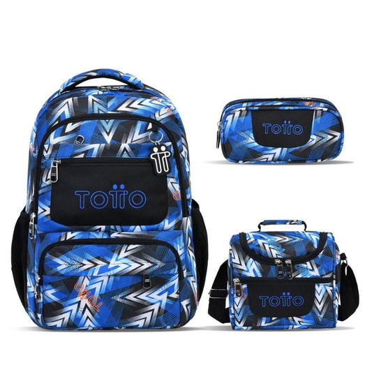 Set Escolar Totto 3 en 1 - Titan Blue