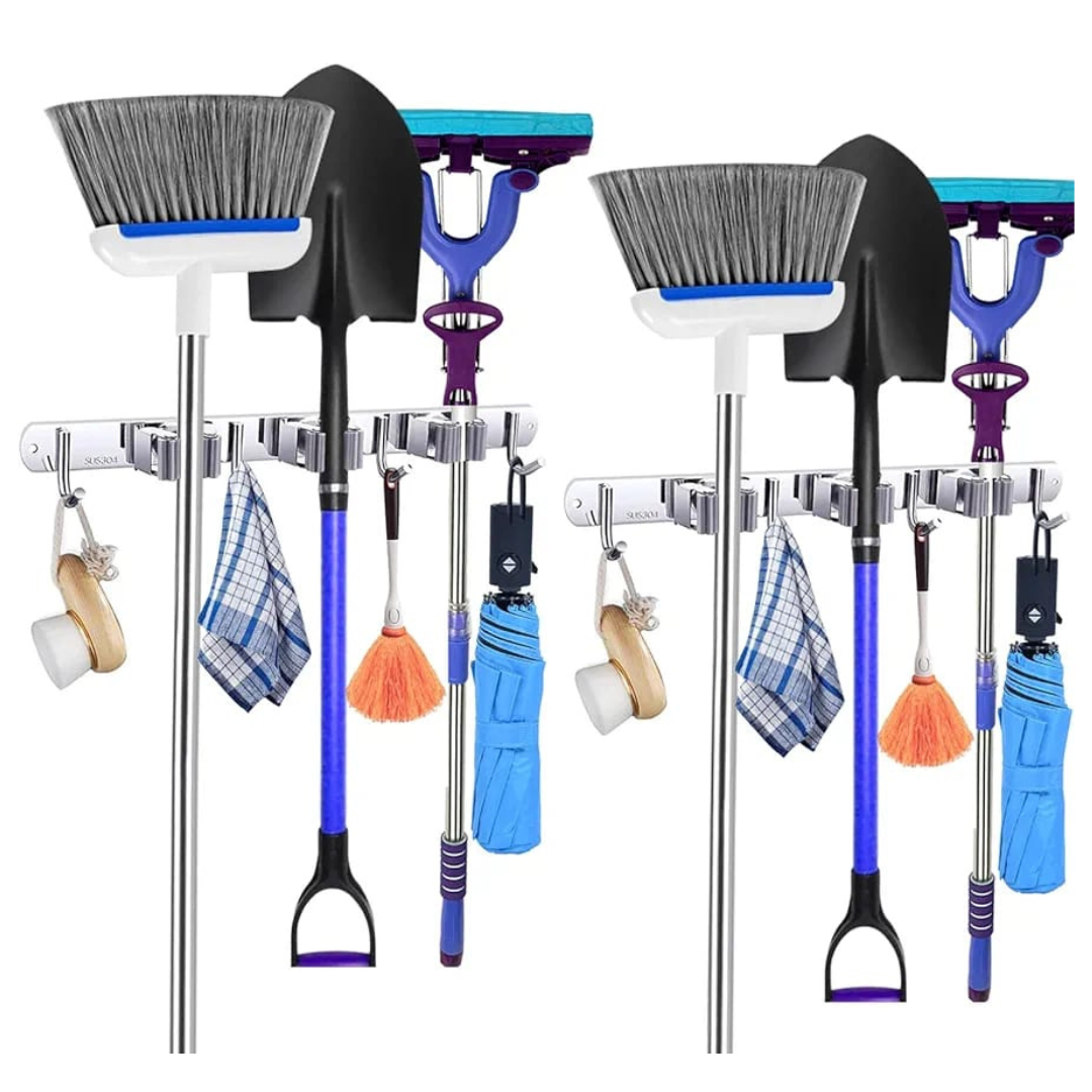 Steel Broom Holder®