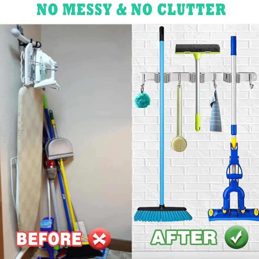 Steel Broom Holder®